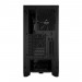 Carcasa Corsair 4000D Airflow fara sursa, Tempered Glass, Negru